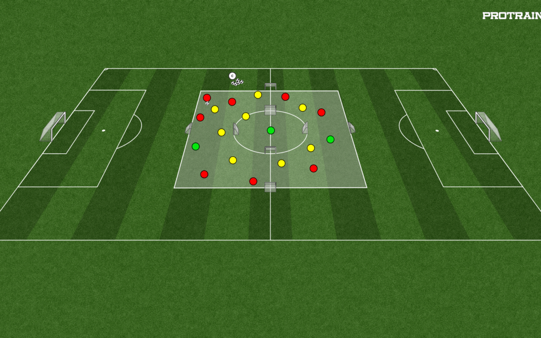 14# Gra 8×8+3N na 8 małych bramek